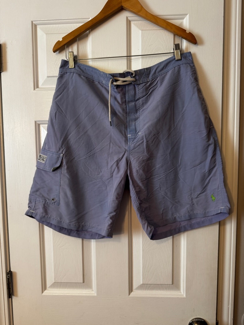 Polo Ralph Lauren Purple & Lime Green Swim Trunks Men's Size XL